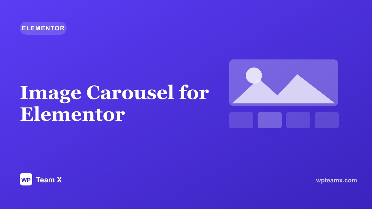 Image Carousel for Elementor