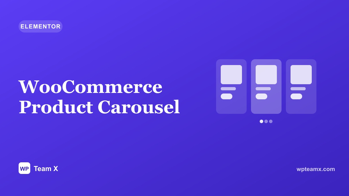 WooCommerce Product Carousel
