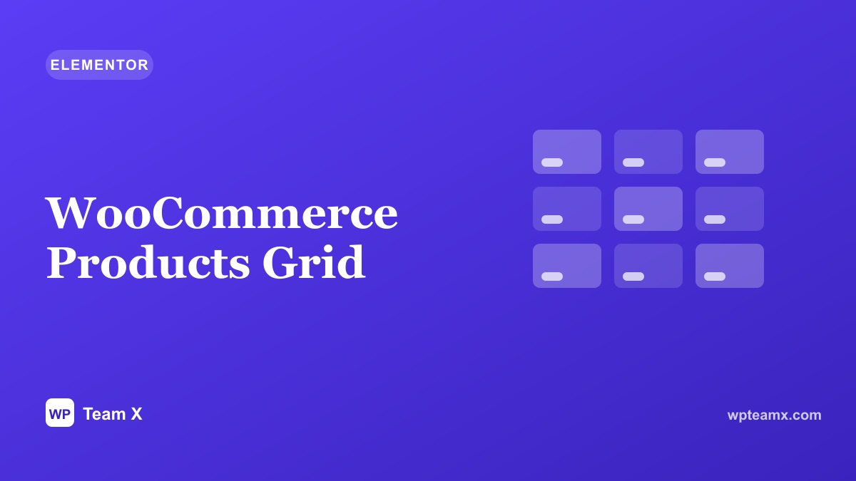 WooCommerce Products Grid
