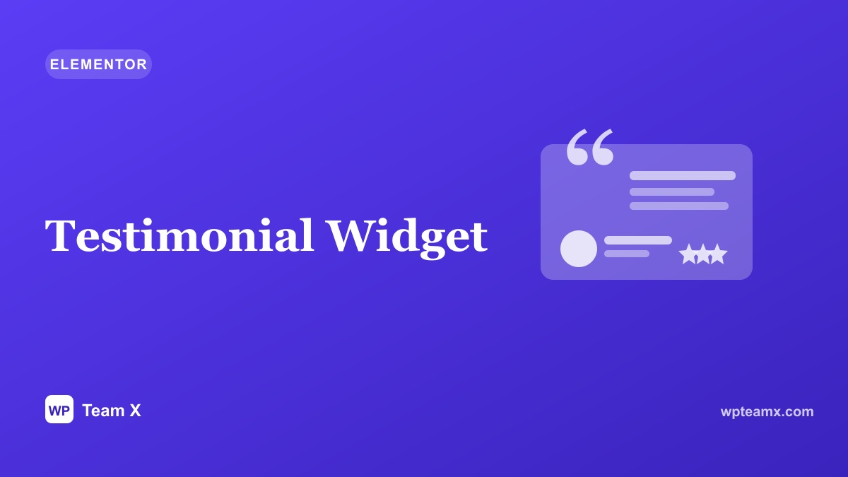 Testimonial Widget