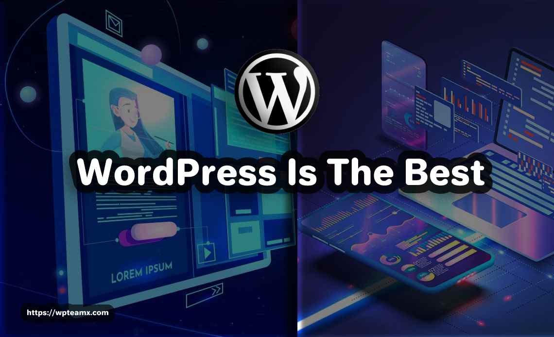 select WordPress to build websites