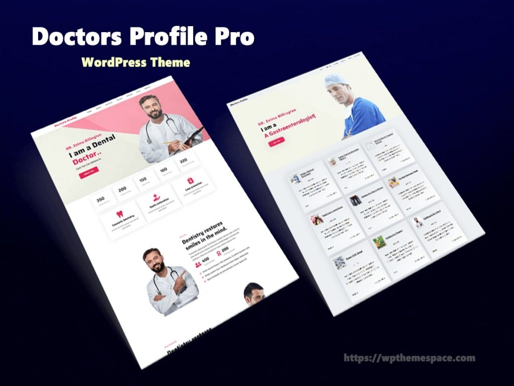 Doctors Profile WordPress Theme